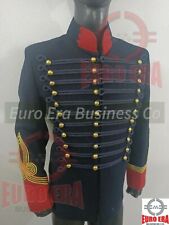 Steampunk Military Jacket, Napoleonic British Army Hussars Jacket Tunic Pelisse