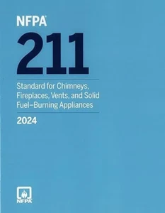 211, Standard for Chimneys, Fireplaces, Vents & Fuel 2024 Edition Paperback - Picture 1 of 11