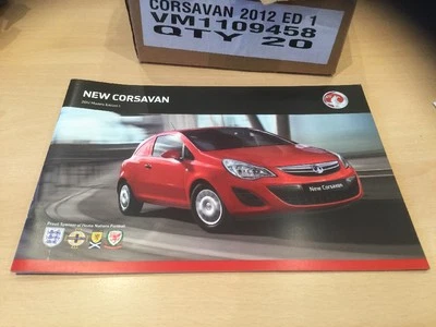 BN VAUXHALL NEW CORSAVAN 2012 MODELS EDITION 1 Sales Brochure VM1109458 24 Pages - Image 1 of 2