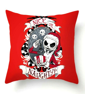 18"x18" Nightmare Before Christmas Pillow Case Cushion Cover Jack Skellington