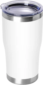 20Oz Tumbler with Lid Stainless Steel Tumbler Vacuum Insulated Coffee Travel Mug - Picture 1 of 11
