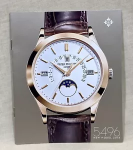 Folleto Patek Philippe 2015 5496 Gran Complicación Calendario Perpetuo Luna FABRICANTE DE EQUIPOS ORIGINALES/ - Imagen 1 de 5