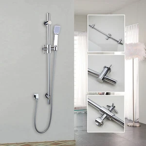 Juego de ducha de lluvia para baño grifo cabezal de ducha manual grifo mezclador montado en la pared - Imagen 1 de 5