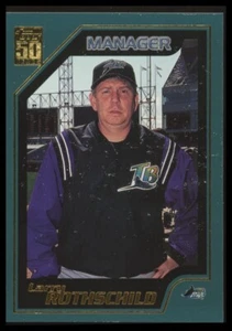 2001 Topps #341 Larry Rothschild Tampa Bay Devil Rays - Imagen 1 de 1