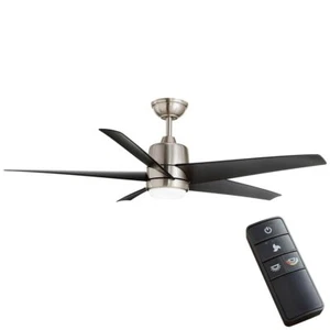 Hampton Bay Mena 54 in. White Color Changing Integrated LED IndoorOutdoor - Picture 1 of 9