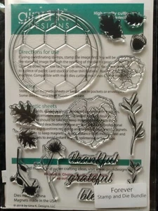 GINA K FOREVER STAMP AND DIE SET - Picture 1 of 2