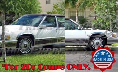 1991-1993 Cadillac DeVille Coupe Rocker Panel Trim Side Molding FL 10Pc 5 3/4" - Image 1 of 4