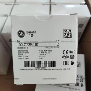 NEW~ Allen Bradley IEC 100-C23EJ10 STANDARD CONTACTOR 23 AMP 24VDC US - Picture 1 of 4
