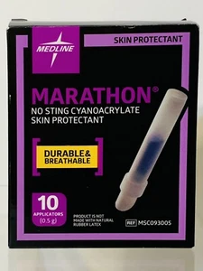 10 Medline Marathon Liquid Skin Protectant Applicator-MSC093005 1BX/10EA 2025/11 - Picture 1 of 6