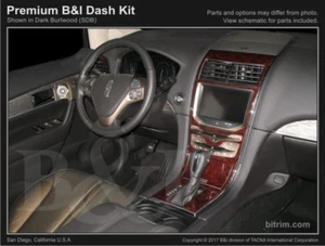 Dash Trim Kit for LINCOLN MKX 11 12 13 14 15 carbon fiber wood aluminum - Picture 1 of 4