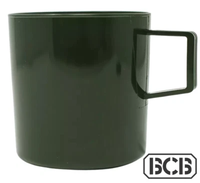 BCB Massiver Plastikbecher - Perfekt für Outdoor Abenteuer, Camping, Festival, Wandern