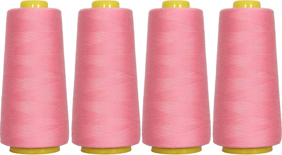 Paquete de 4 carretes de hilo de coser para todo uso de 3000 (12.000 en total) para patio Foto 1 de 1