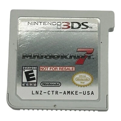 Mario Kart 7 Not For Resale NFR (Nintendo 3DS 2011) *Cart Only* Tested DEMO ONLY - Image 1 of 3