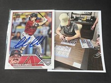 Corbin Carroll Diamondbacks Auto Signed 2023 Topps Series 2 Rookie Card RC .