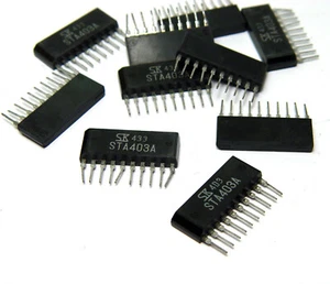 10x Sanken STA403A / STA 403 A, 4-fach Darlington-Transistor, SIP10, NOS - Picture 1 of 1