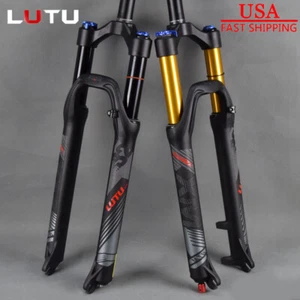 LUTU MTB Bike Suspension Fork Air Shock Rebound Adjust 26/27.5/29" Racing Forks - Picture 1 of 26