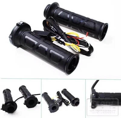 Manopole Riscaldate Per Moto Scooter Universali 22mm Con Regolazione Temperat IT - Immagine 1 di 4
