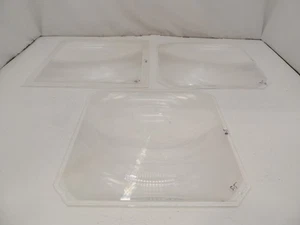 Lot of 3 Assorted Optical Projector Fesnel Lenses 10.5" 11" Good For Experiment - Picture 1 of 5