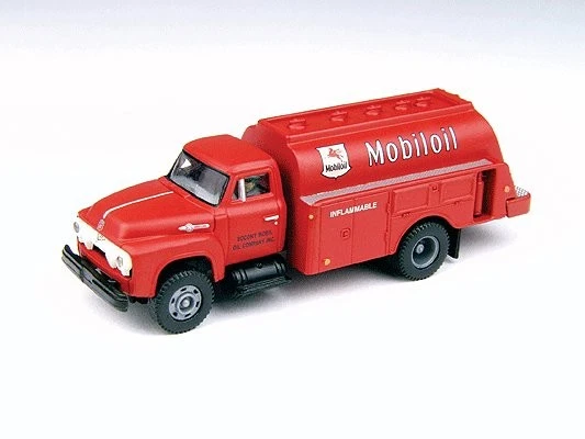 Classic Metal Works 30231 HO Mini Metals MobilOil 1954 Ford F-700 Fuel Truck - Image 1 of 1