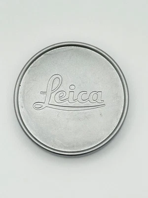 Original Leica 39mm Silver Chrome Lens Cap 14031 Slip On Deep - Image 1 of 2