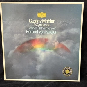 MAHLER Symphony #9 - KARAJAN, Berlin - DG ST 2LP BOX - Picture 1 of 7