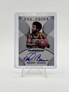2013-14 Panini Preferred Fred Brown Blue National Pride Auto #/49 - Picture 1 of 2