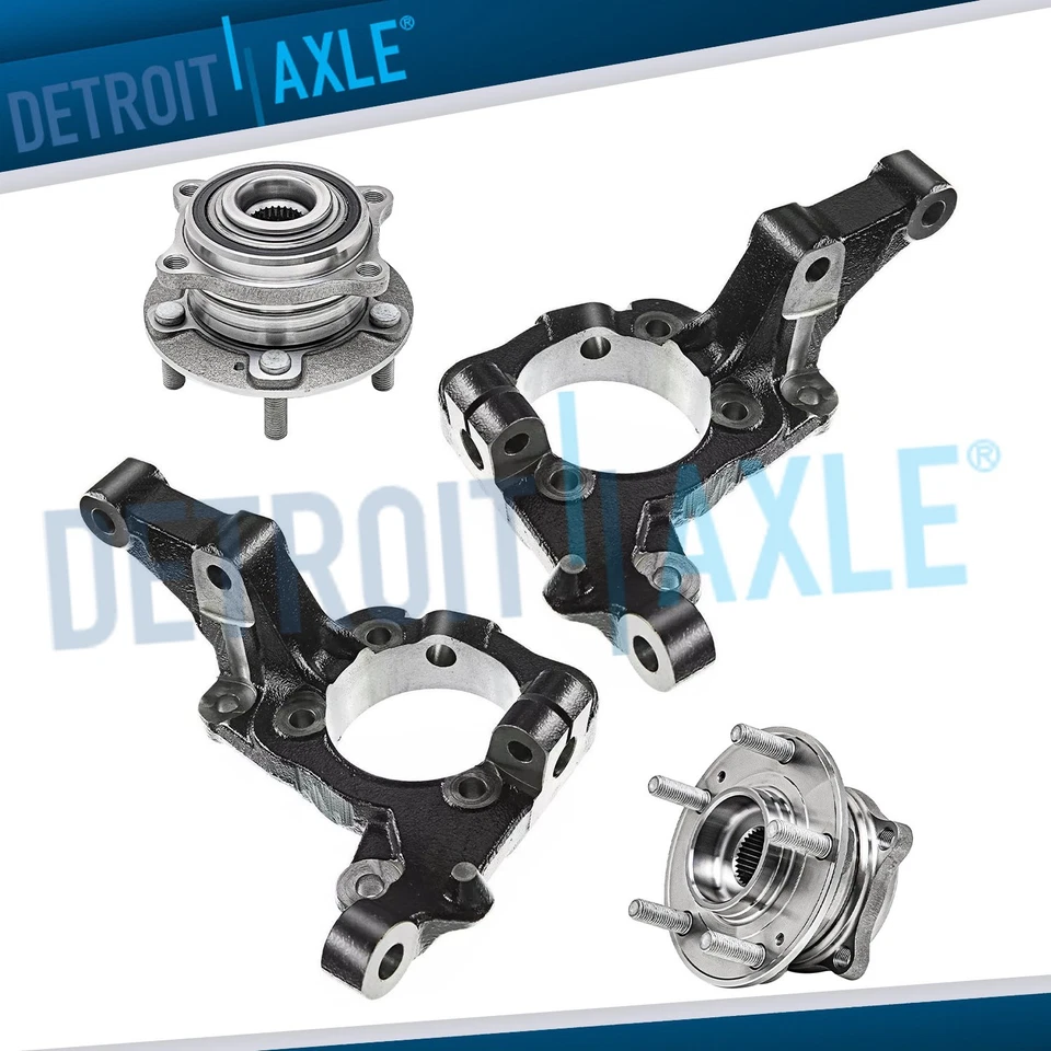 Kit de bujes de cojinete de rueda de nudillos de dirección delantera para Hyundai Veracruz 2007-2012 Foto 1 de 4