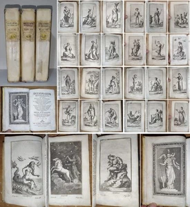 Claustre DIZIONARIO MITOLOGICO ILLUSTRATO antichi pagani. 6 tomi 1 edizione 1785 - Picture 1 of 24
