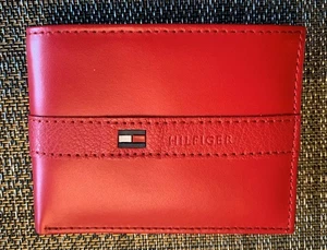 Men's Tommy Hilifger Red Wallet - Picture 1 of 5
