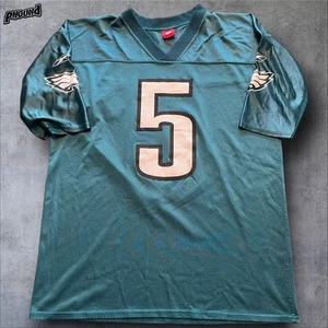 NFL Men's Green Philadelphia Eagles Donovan McNabb#5 Football Jersey Size L - Picture 1 of 8