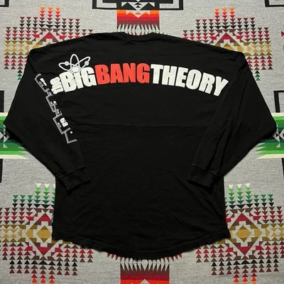 Camiseta deportiva The Big Bang Theory Spirit talla mediana negra manga larga B8 Foto 1 de 4