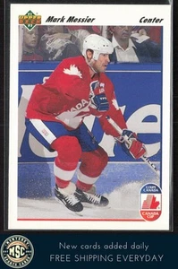 Mark Messier 1991-92 cubierta superior #14 Canadá - Imagen 1 de 2