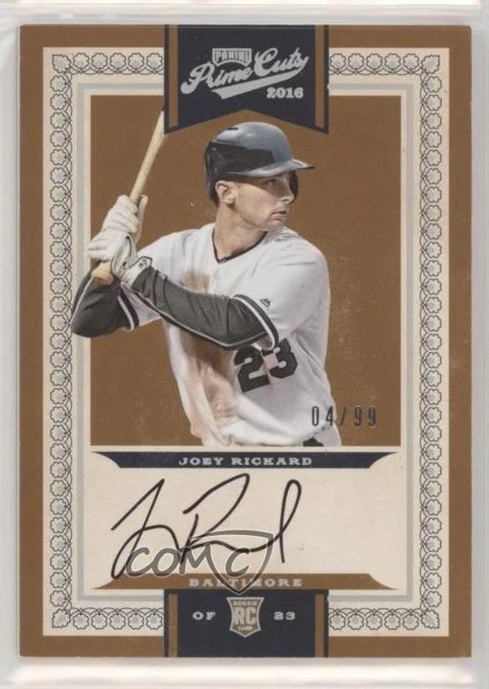 2016 Panini Prime Cuts Rookie Auto I /99 Joey Rickard #12 Rookie Auto RC - Image 1 of 2