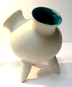 DDC4 kleine Vase 3 Loch drei Bein Öffnung 5,5" hoch RAR Danish Modern - Bild 1 von 6
