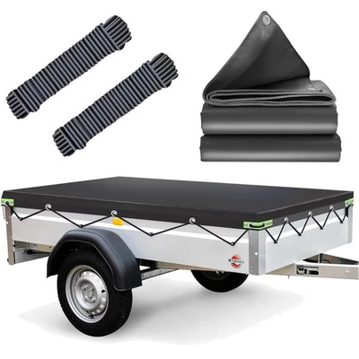 Anhängerplane 207.5x114cm | Ideal für starke Witterungsschutz - Bild 1 von 2