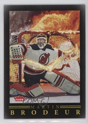 2024 Upper Deck Credentials Fleer Pro Visions Legends Martin Brodeur #PV-4 HOF - Image 1 of 2