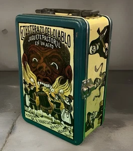 Vintage Eltesterazo Del Diablo Tin Box #10538 Used In VGC Vanegas Arroyo Mexico - Picture 1 of 7