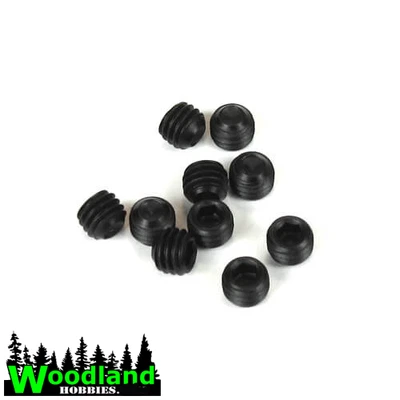 Tekno TKR1603 – M5x4mm Set Screws (black, 10pcs) - Image 1 of 2