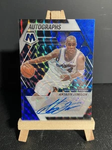 2022-23 Panini Mosaic Antawn Jamison Blue Prizm Auto /49 Wizards RARE SSP - Bild 1 von 2