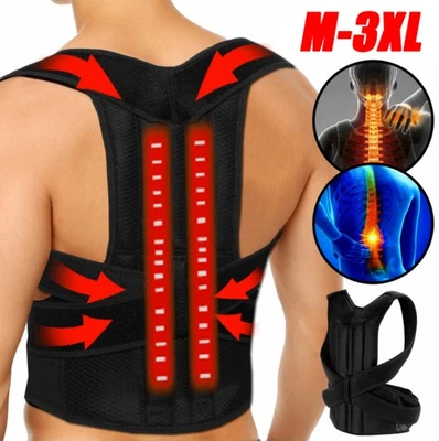 Rückenbandage Rückenhalter Haltungskorrektur Geradehalter Stabilisator Gürtel - Bild 1 von 4