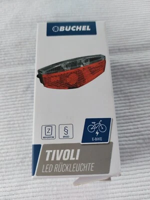 Büchel Tivoli E-Bike Led Rücklicht Gepäckträger 6-48 Volt 50-80 mm NEU /OVP
