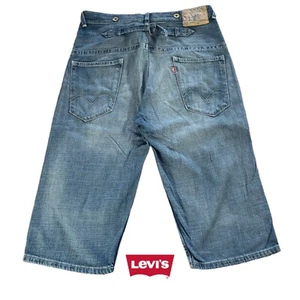 Levi's Engineered Bermuda di Jeans Pantaloncini in Denim Medio da Uomo Taglia 31 - Foto 1 di 7