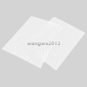 2pcs 210x160mm Speaker Cover Decorative Circle Woofer Square Metal Mesh Grille - Picture 1 of 6
