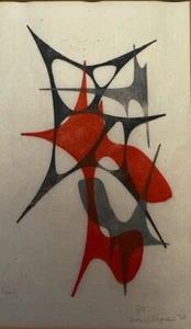 Pehr, Lithograph , Midcentury, "Forms of Eloquence" 1956, Edition 2/3 - Picture 1 of 4