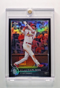 2022 Topps Chrome Ben Baller DYLAN CARLSON #158 Base Card | St. Louis Cardinals