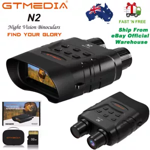Night Vision Goggles 850nm IR Digital Infrared Hunting Video Record Binoculars - Picture 1 of 24