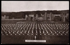 Physical Training Military Postcard - Picture 1 of 2