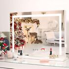 Vanity Makeup Mirror with Lights, Lighted Mirror with Dimmable 3 Modes LED Ba...
