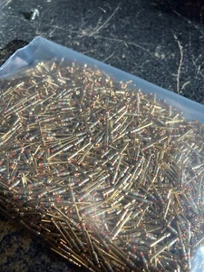 2000 plus pcs M39029/64-369 Pin Contact Gold Crimp 20-24 AWG Amphenol - Picture 1 of 1