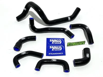 Mangueras de refrigerante auxiliares Samco Sport negras para Jeep Cherokee XJ 2,5 litros TD VM - Imagen 1 de 4